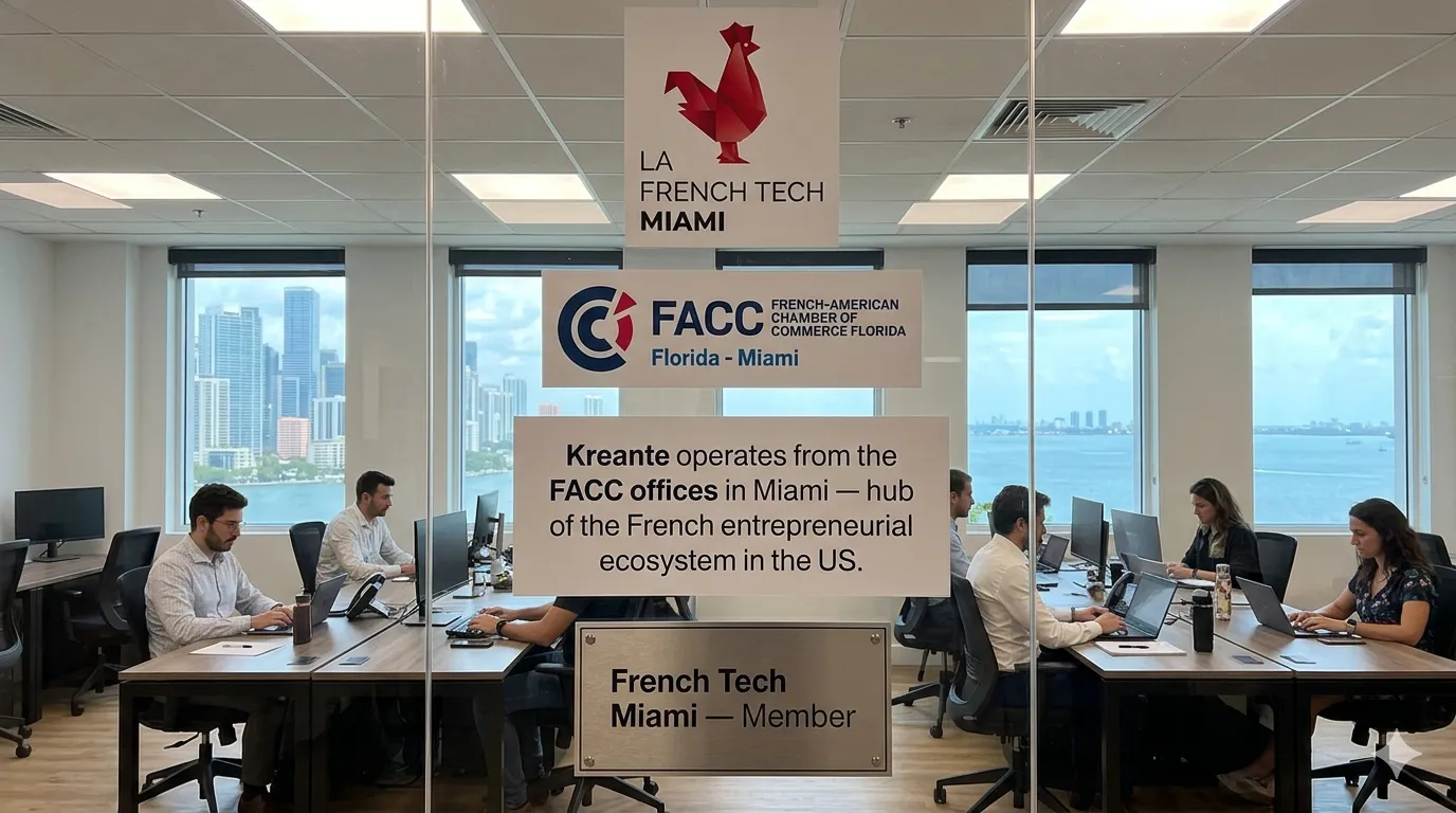 Kreante at the French Tech Miami offices