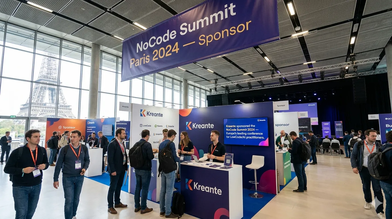 NoCode Summit Paris 2024, sponsored by Kreante
