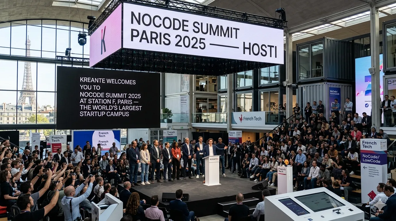 NoCode Summit Paris 2025, hosted by Kreante at Station F