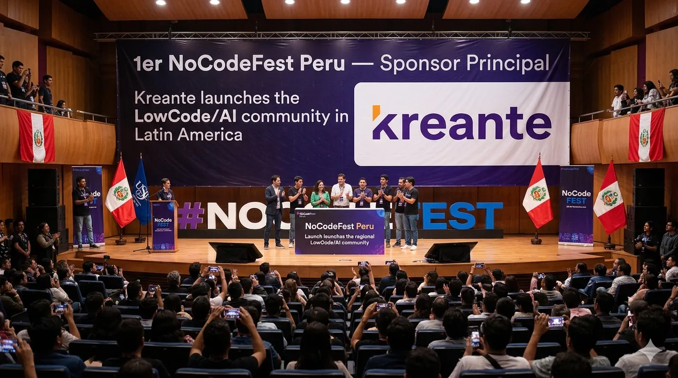 First NoCodeFest in Peru, main sponsor Kreante