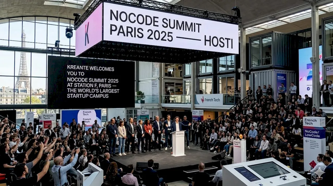 NoCode Summit Paris 2025, hosted by Kreante at Station F