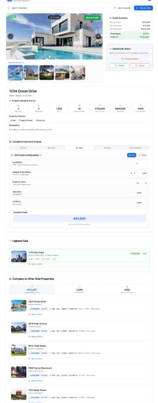 Real Estate Flipping Profit Estimator