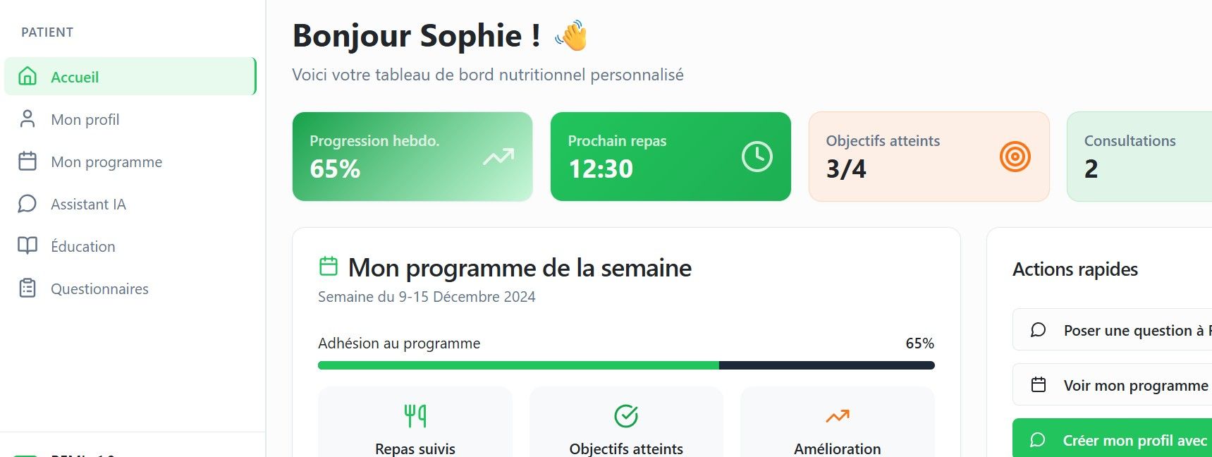 AI Powered Nutrition Planner