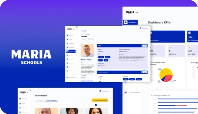 Maria Schools: Custom Web Platform for a School Group