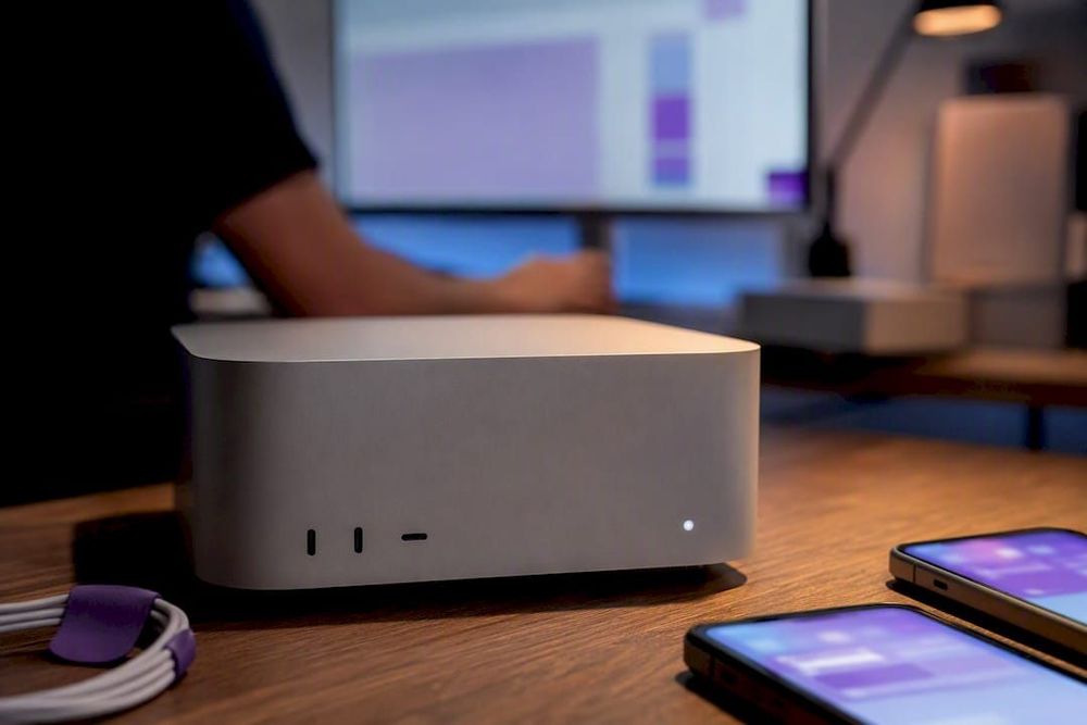 Mobile build machine beside anonymous test devices