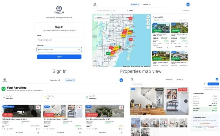 DAVCO AI: AI Real Estate Investment Analysis Platform