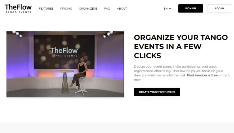 TheFlow – Plateforme de billetterie pour la communauté des événements de tango