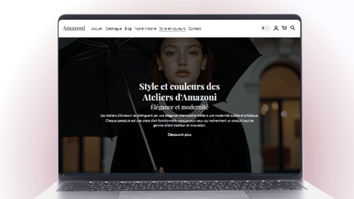 Amazoni: Crafting a Stylish E-commerce Experience for Luxury Umbrellas with Shopify