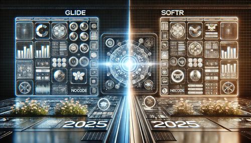 Confrontation entre la plateforme NoCode : comparaison détaillée entre Glide et Softr